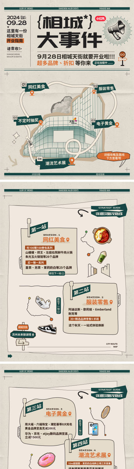 源文件下载【商业攻略地图系列海报】编号：10820027721074457