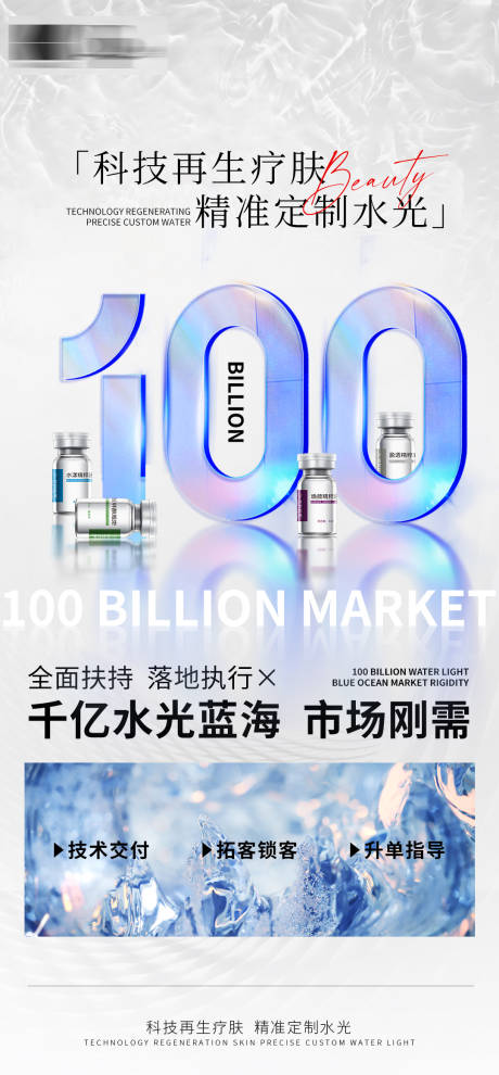 源文件下载【医美水光抗衰产品数字海报】编号：76760028173401483