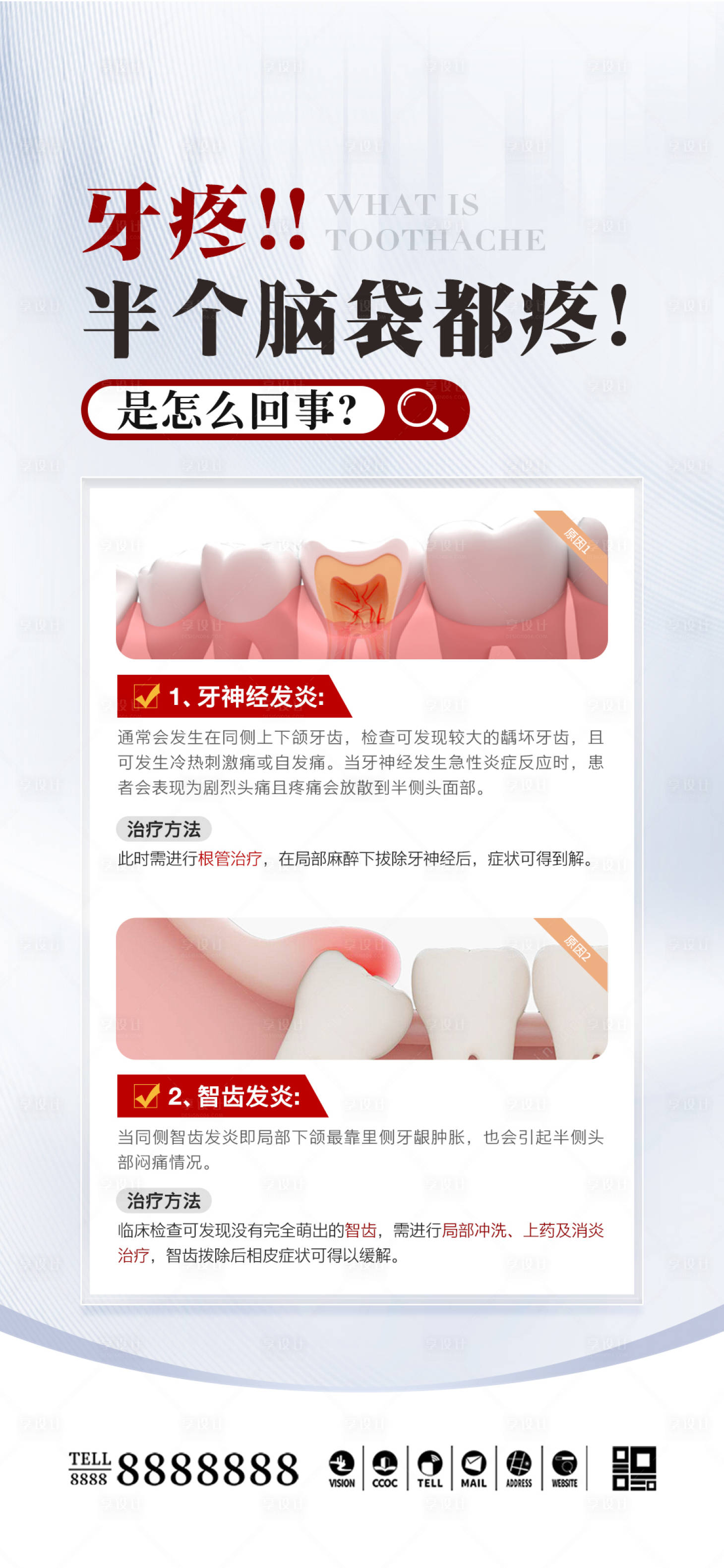 源文件下載【享設計】搜索編號：31960027845953661【醫(yī)美口腔科普海報】