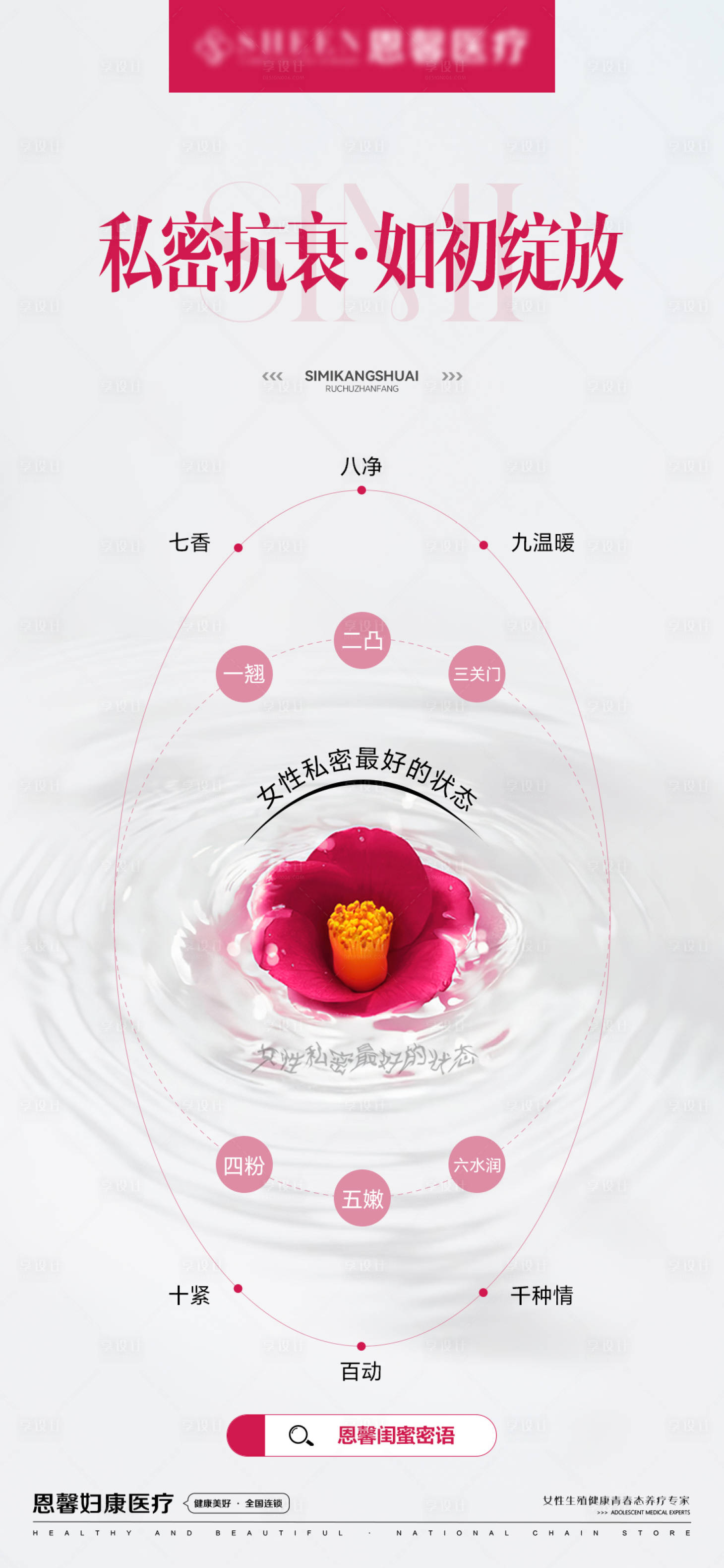 源文件下载【享设计】搜索编号：59960027656241269【私密抗衰如初绽放海报】