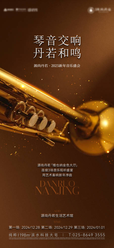 高级感音乐会海报