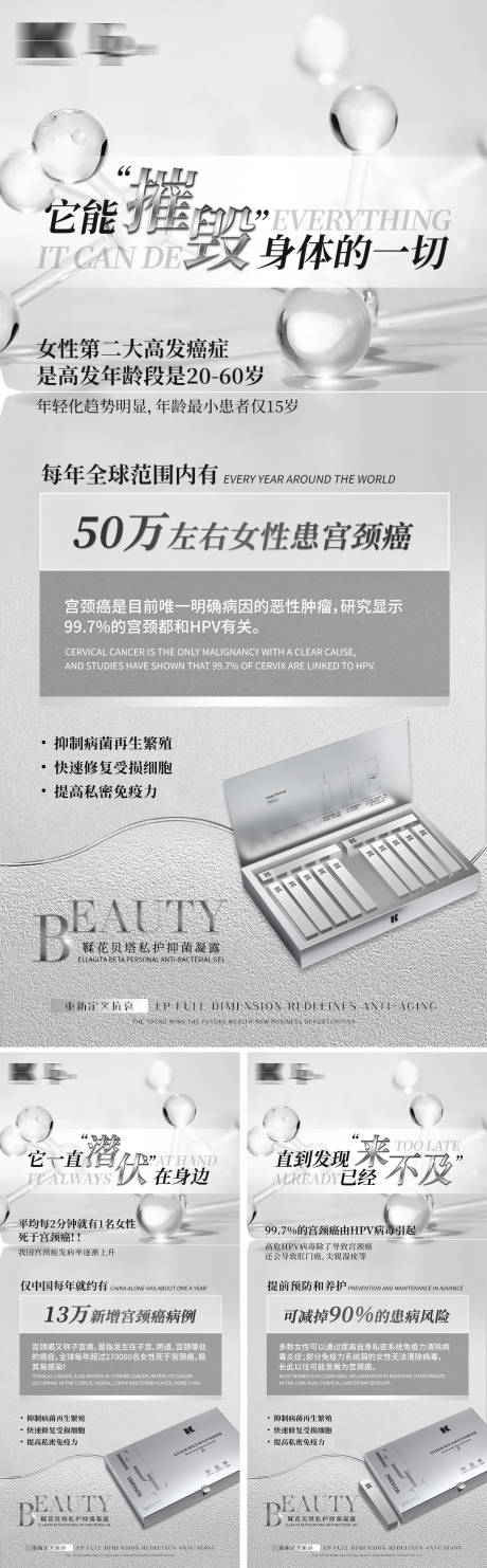源文件下載【醫(yī)美抗衰私密產(chǎn)品介紹科普海報(bào)】編號(hào)：38440027798204127
