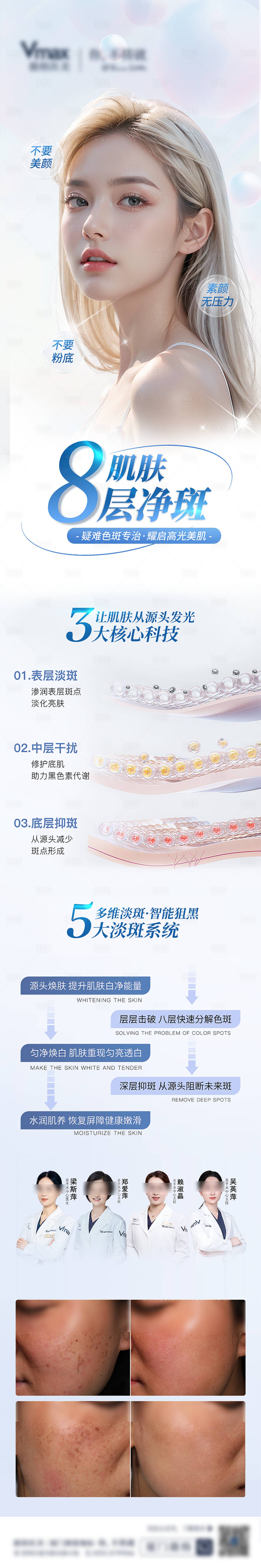 源文件下載【享設計】搜索編號：95500028002199972【醫美凈斑淡斑美白專家醫生海報】