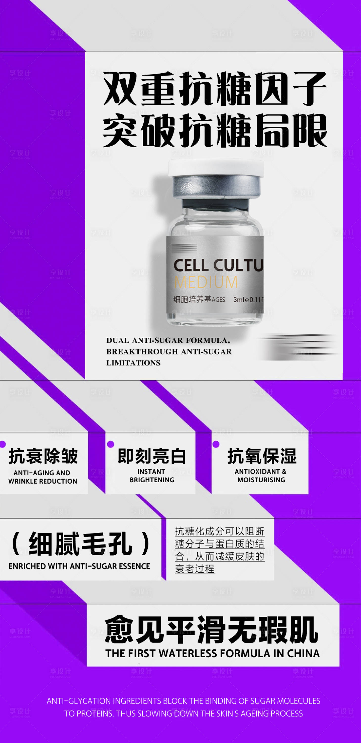 源文件下載【享設計】搜索編號：17300027947881588【雙重抗糖因子突破抗糖局限海報】