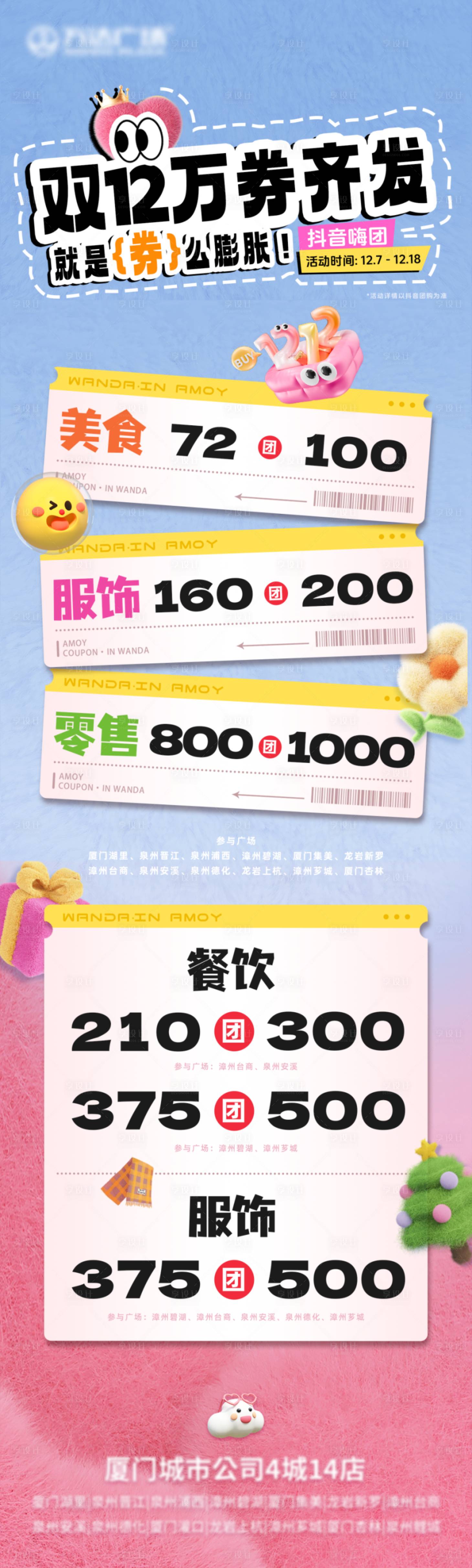 源文件下载【享设计】搜索编号：26850027717033485【商业购物中心双12折扣优惠券海报】