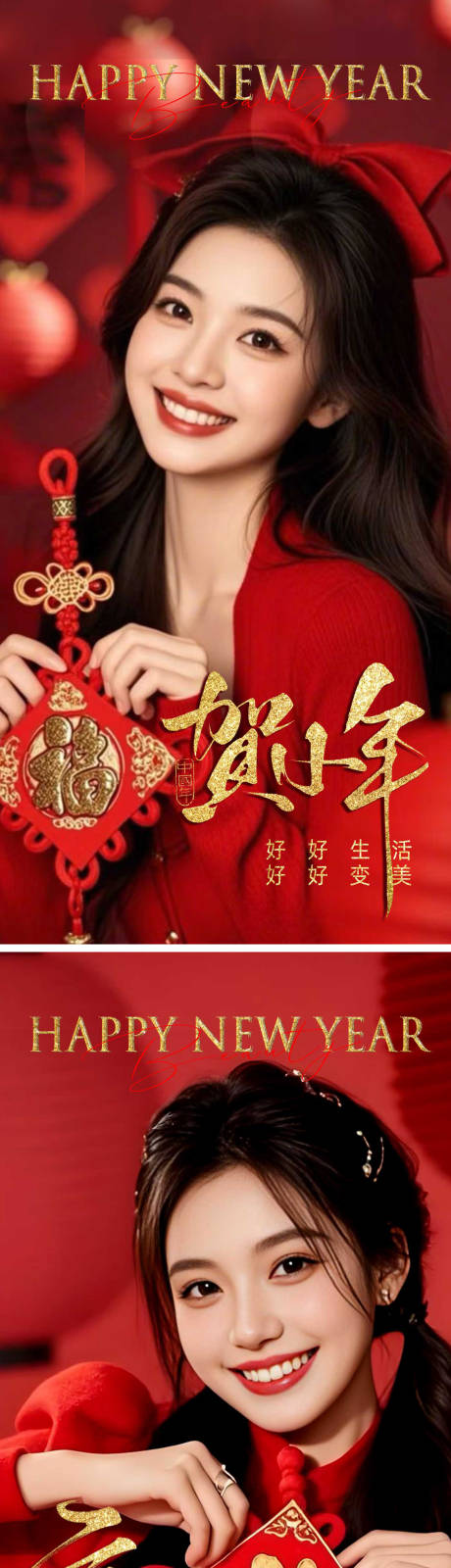 源文件下载【新年医美宣传海报】编号：30760028085951113