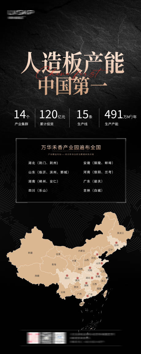 人造板产能板材海报