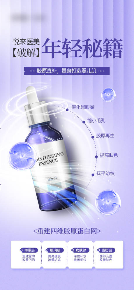 源文件下载【享设计】搜索编号：58270027964866970【医美产品介绍营销活动宣传海报】