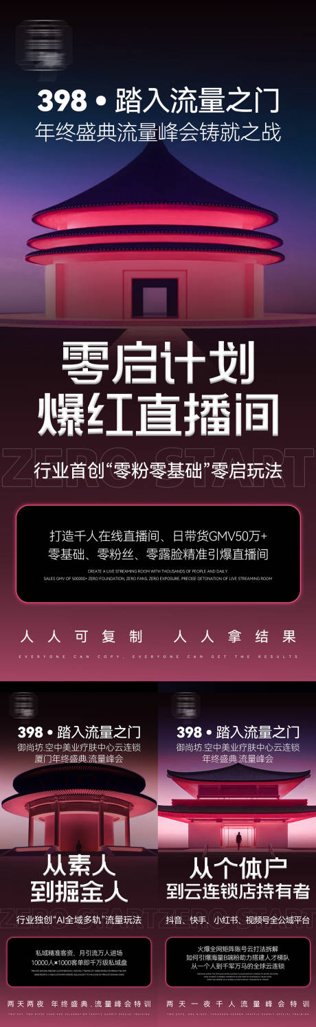 源文件下载【美业招商会议活动系列海报】编号：17970027613875206