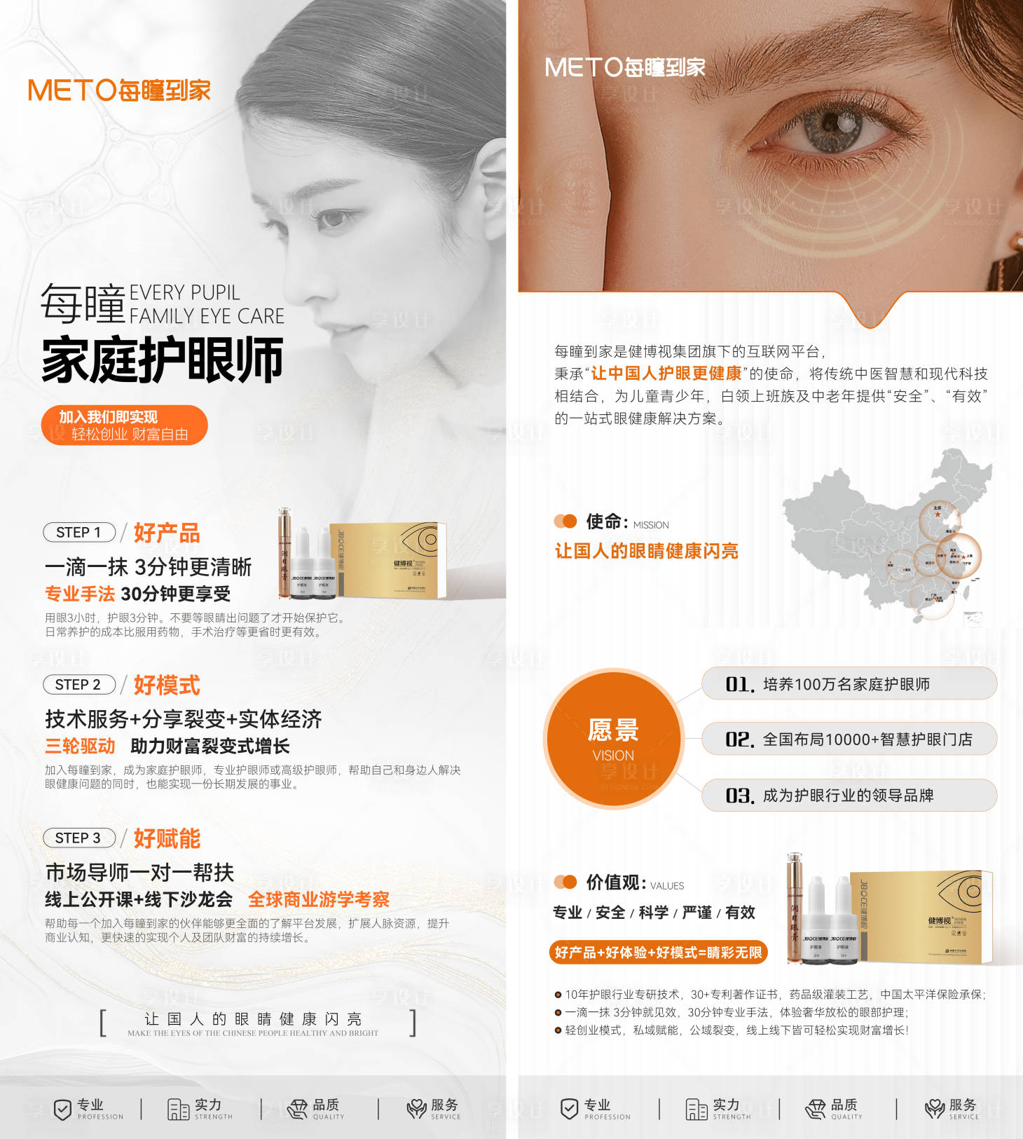 源文件下载【家庭护眼师介绍展架】编号：29840028104421581