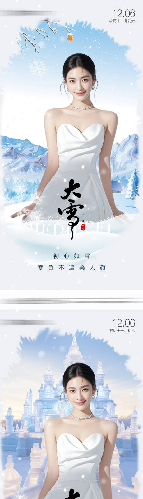 源文件下载【医美节气大雪海报】编号：21650027661232236