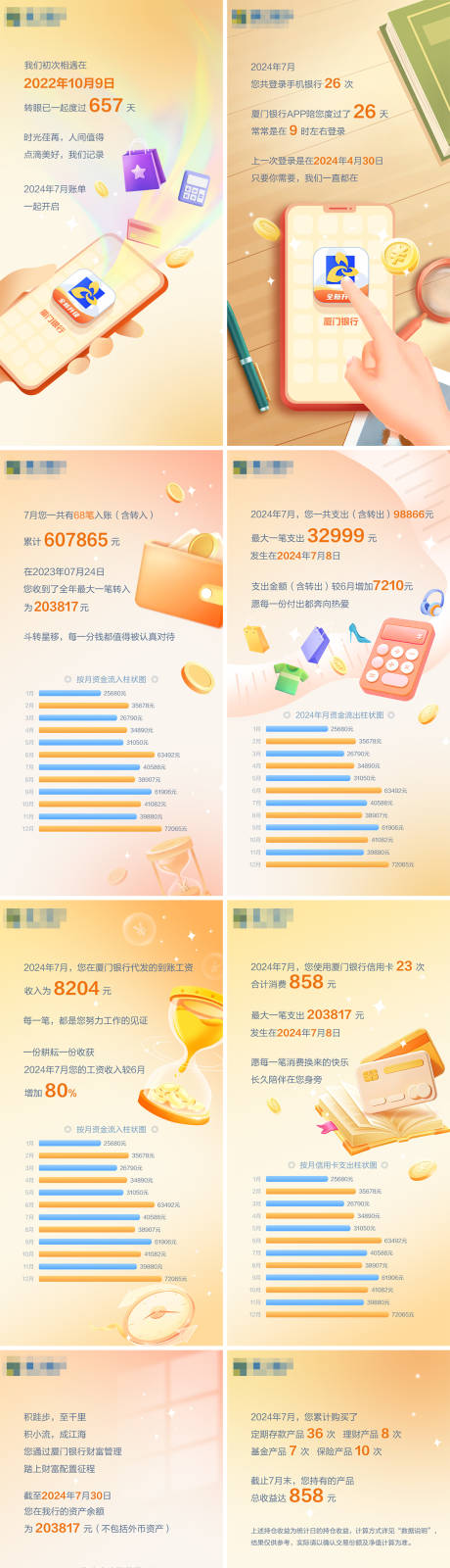 源文件下载【年度账单报告H5页面设计】编号：64940027799836025