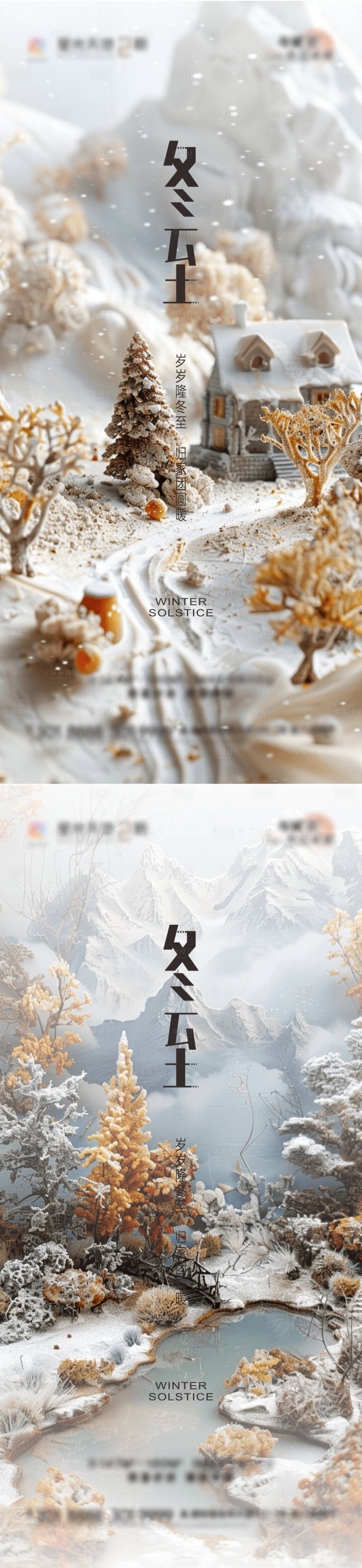 源文件下载【享设计】搜索编号：49770027971388557【冬至节气海报】