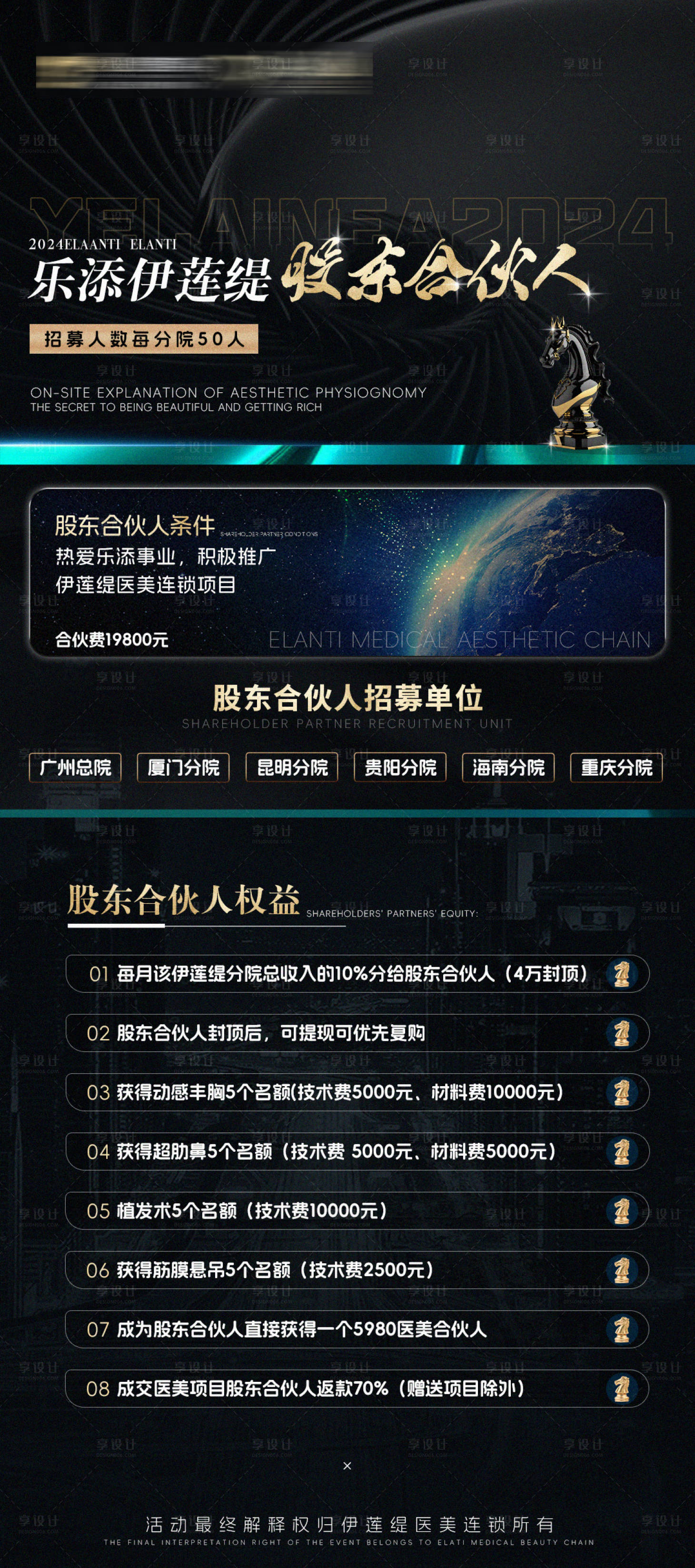 源文件下载【享设计】搜索编号：10400028146092920【医美招商海报】