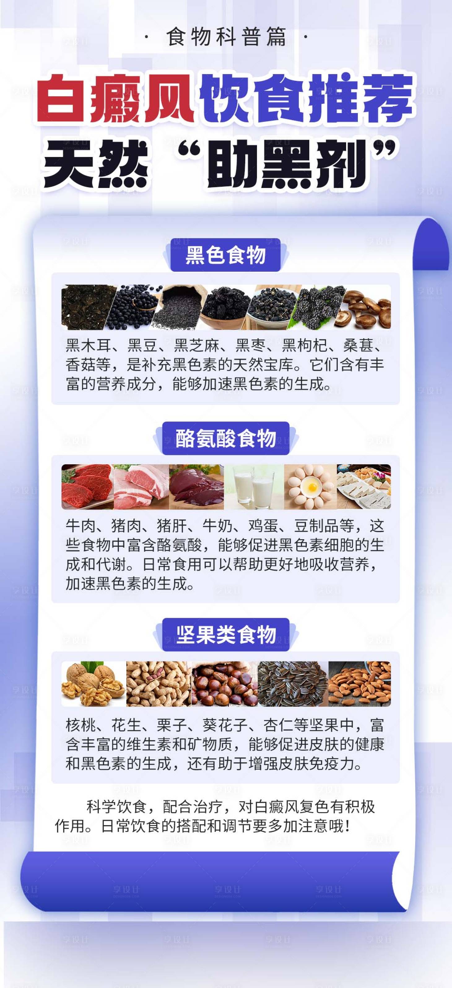 源文件下载【享设计】搜索编号：41970027753884938【蓝色生活常识科普指南饮食推荐食物介绍】