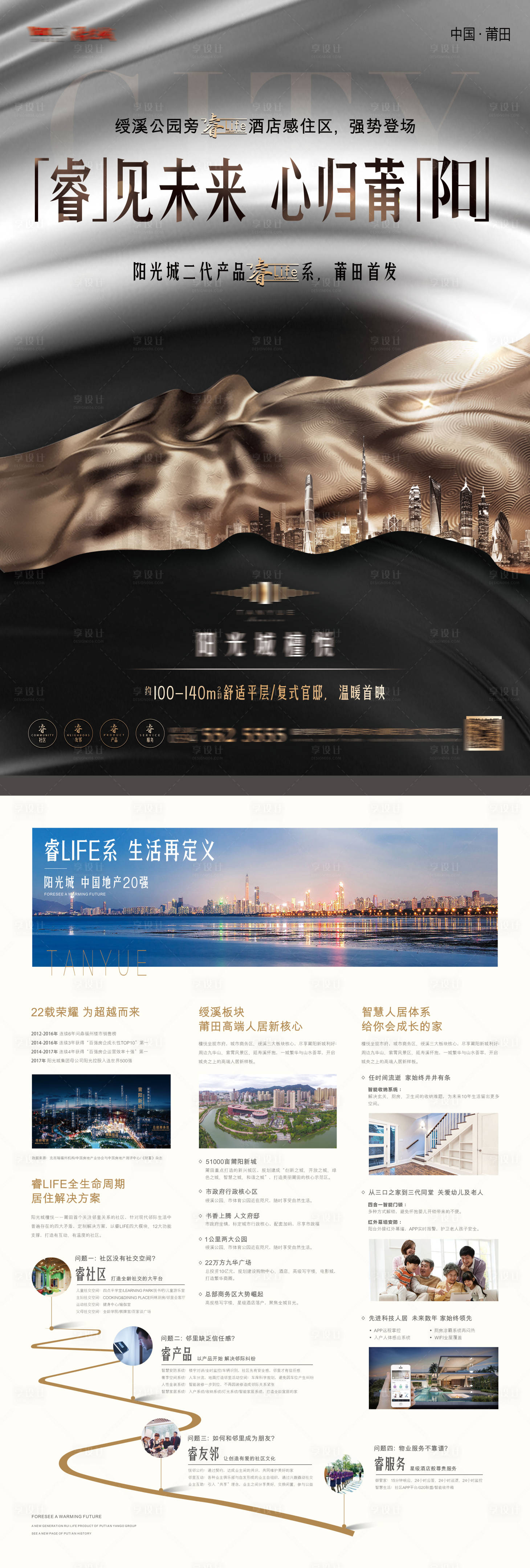 源文件下載【享設計】搜索編號：54020027939836986【高端地產海報單頁】
