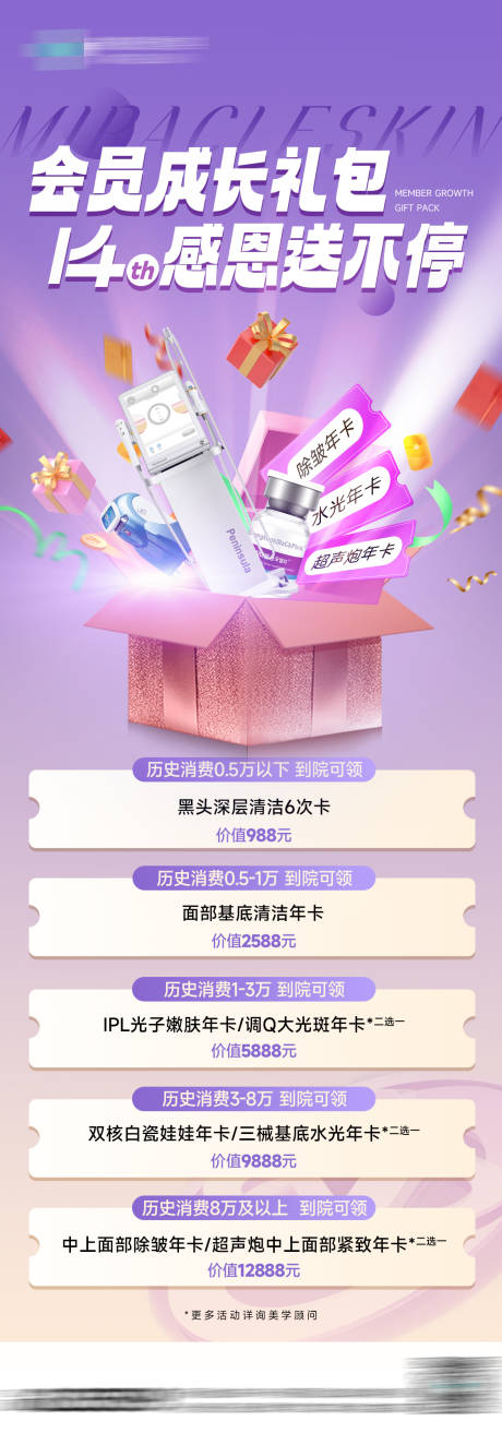 会员成长礼包
