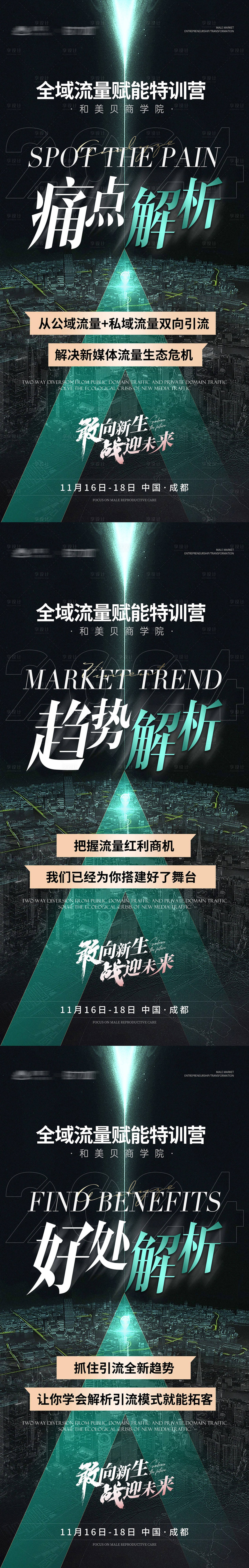 源文件下载【享设计】搜索编号：48450027616434425【培训造势海报】