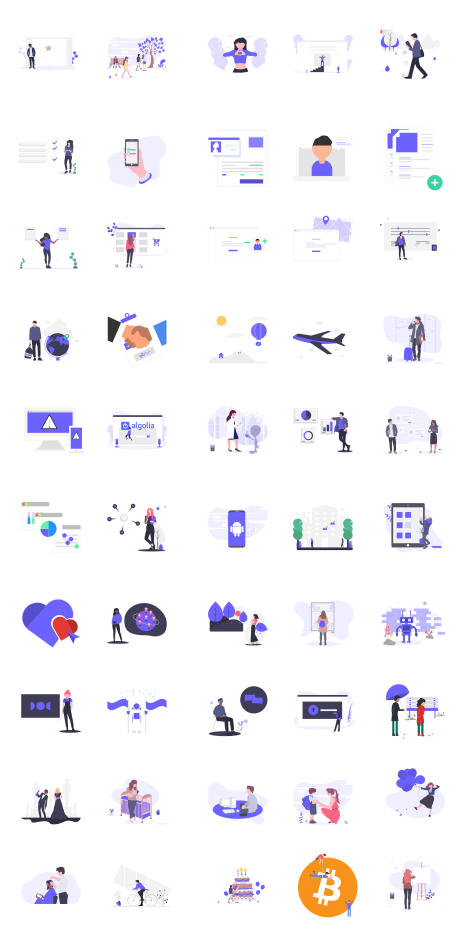 源文件下载【商务插画icon图标设计】编号：67780028011187911
