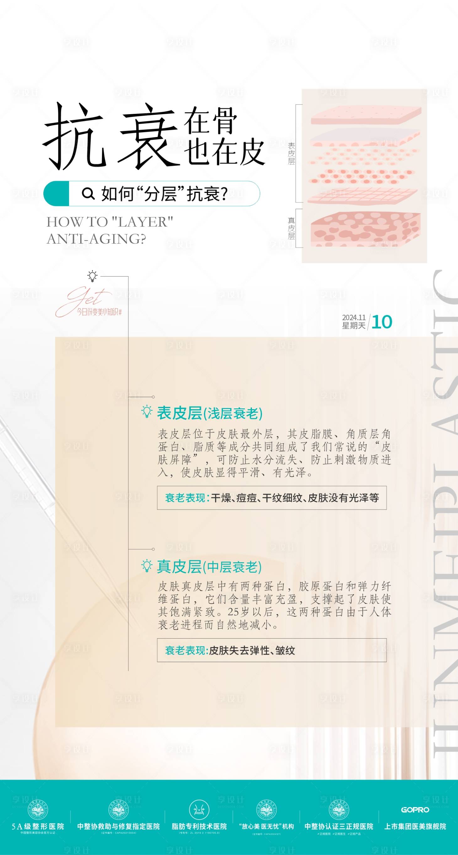 源文件下載【享設(shè)計(jì)】搜索編號：56300028002778524【分層抗衰科普】