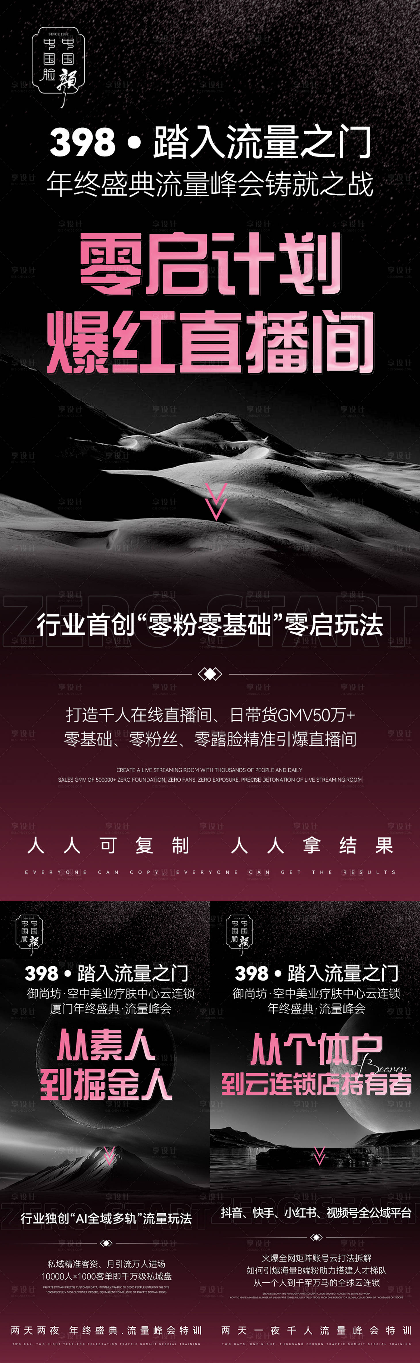 源文件下載【享設計】搜索編號：61920027613898208【美業招商會議活動系列海報】