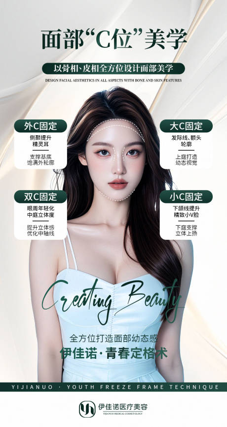 源文件下载【享设计】搜索编号：95410027670708263【医美美学海报】