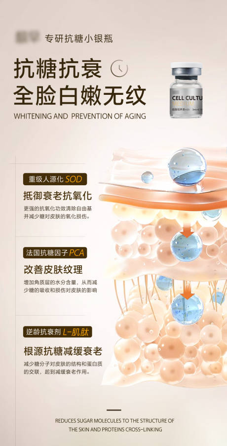 源文件下载【享设计】搜索编号：90710027885691230【极早抗糖水光海报】
