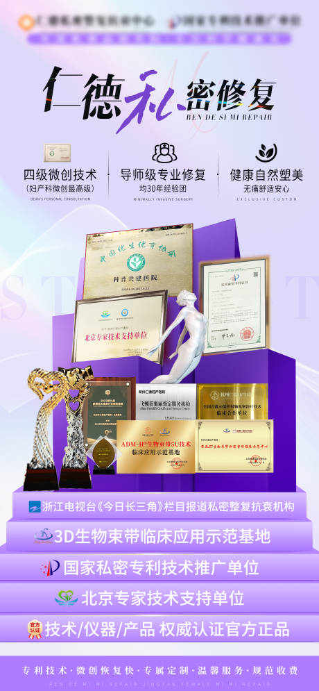 源文件下载【私密修复品牌海报】编号：41320028001679295