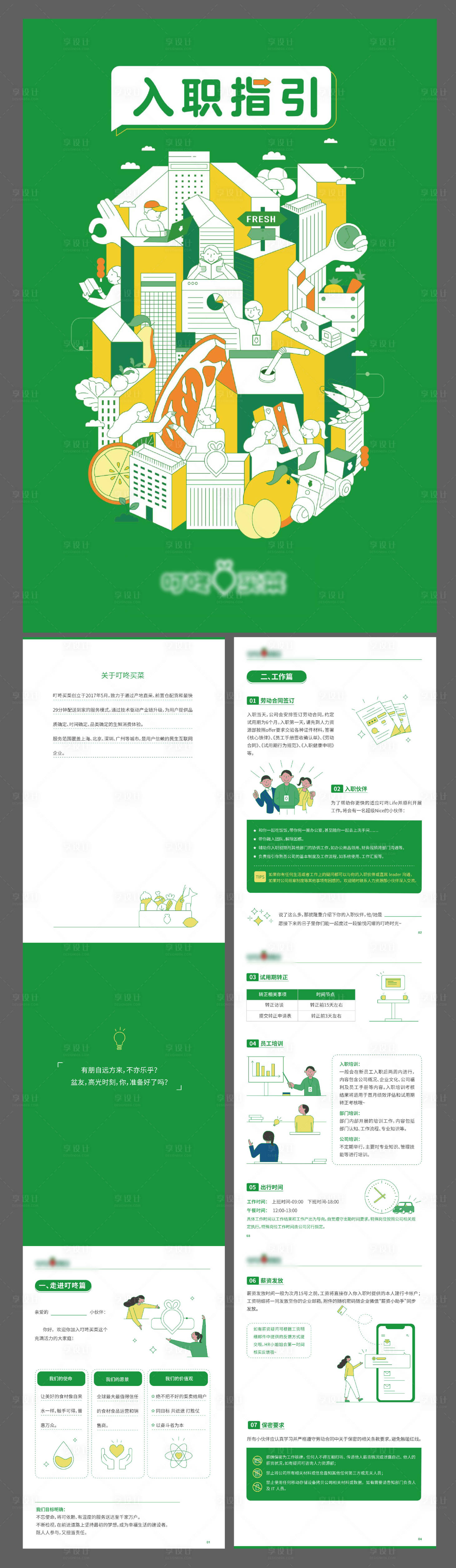 源文件下载【入职指引画册】编号：83010028182396136