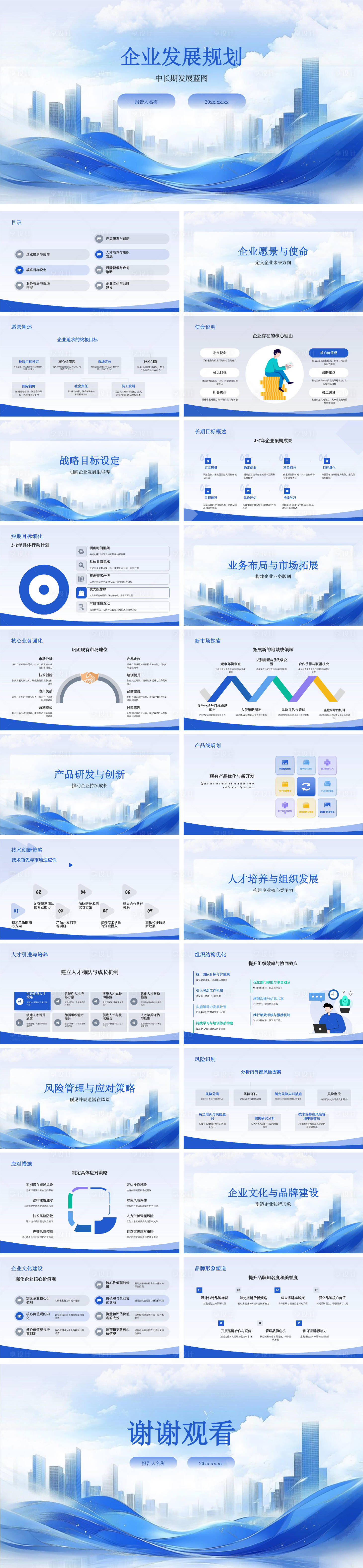 源文件下載【享設計】搜索編號：33780027682415604【企業發展規劃】