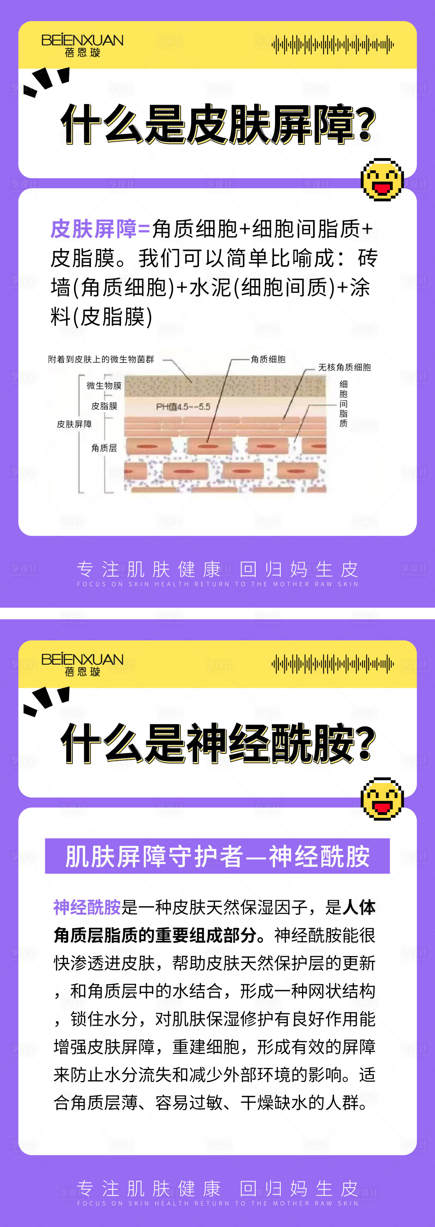 源文件下载【医美美业皮肤屏障科普海报】编号：91010027662124504