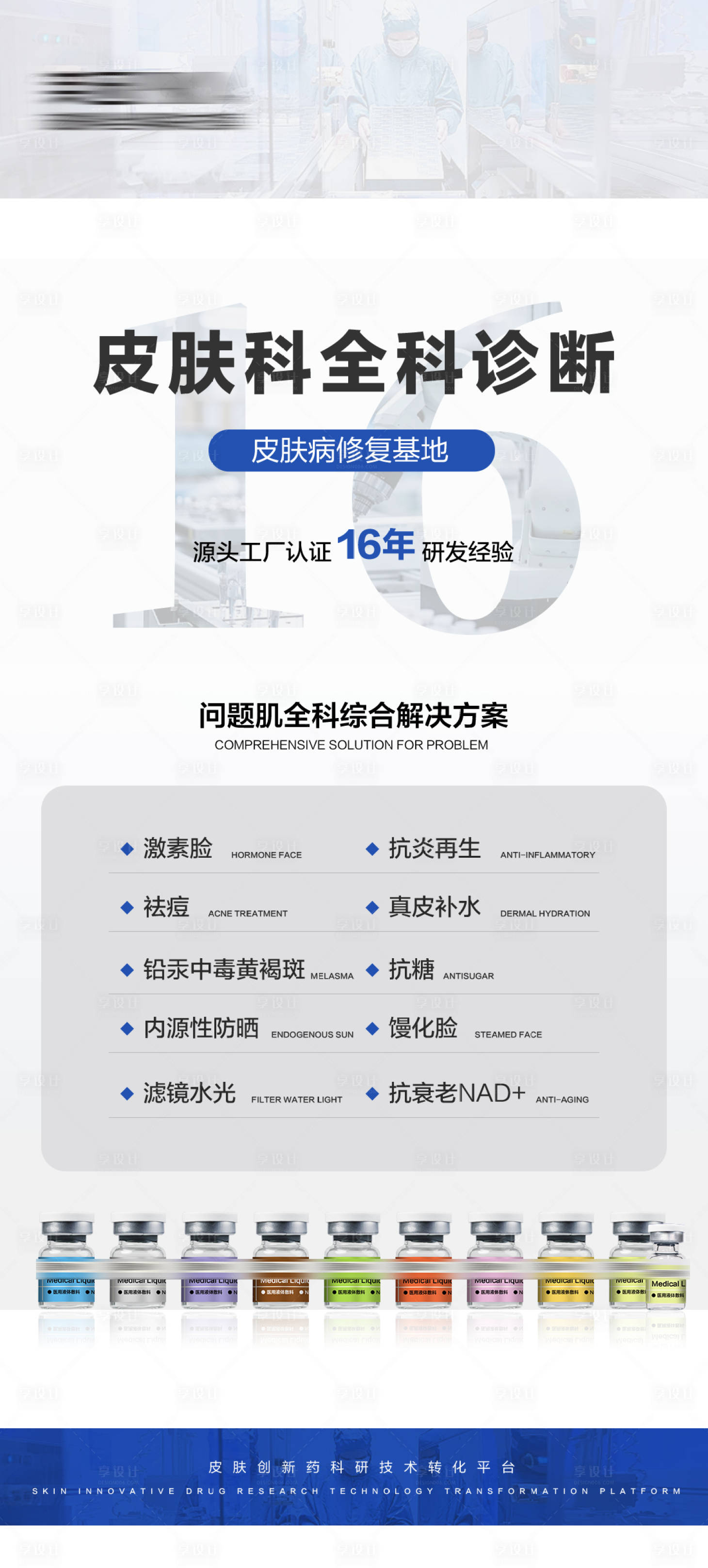 源文件下载【享设计】搜索编号：10510028040005781【皮肤科全科诊断】