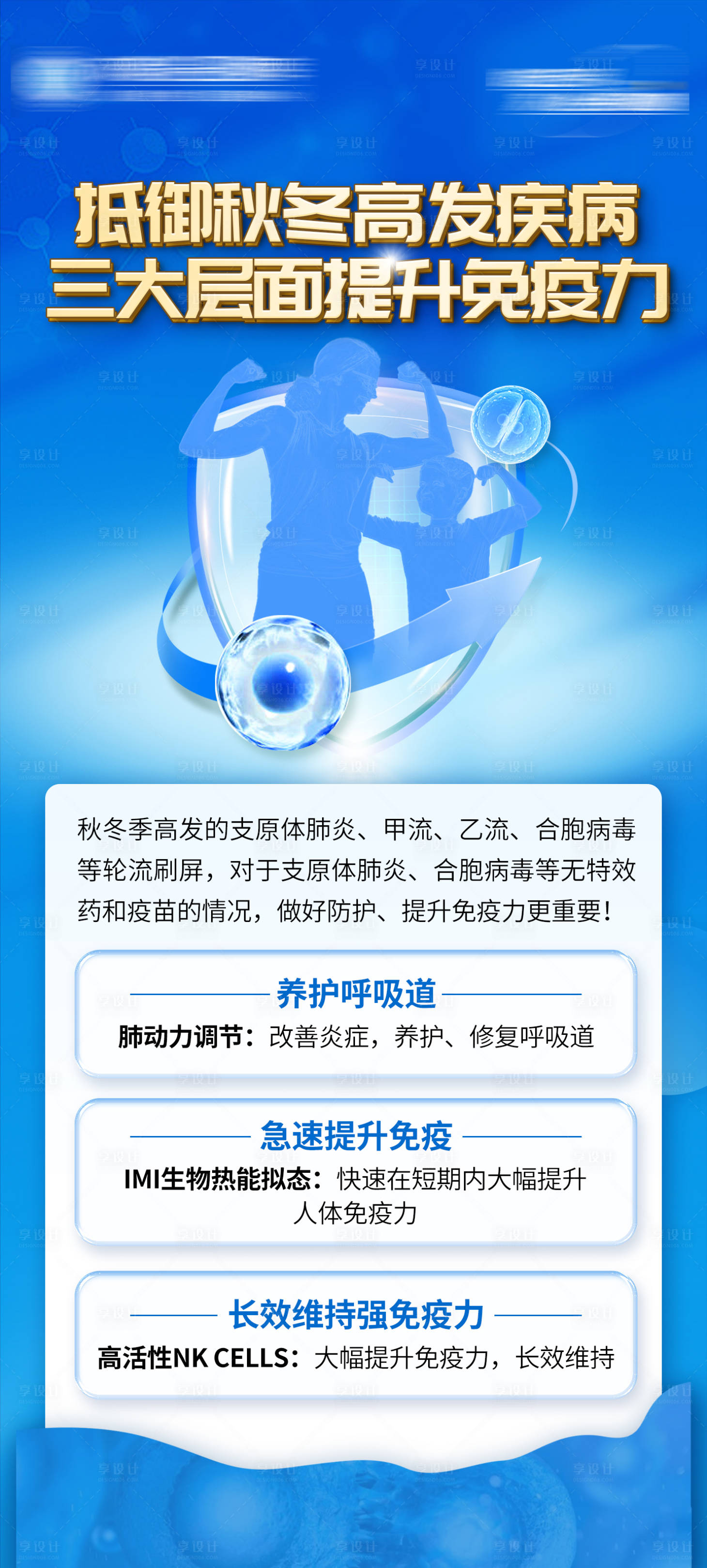 源文件下載【享設(shè)計】搜索編號：71790027664471628【提升免疫力海報】