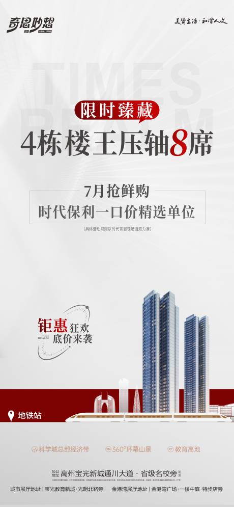 楼王压轴海报