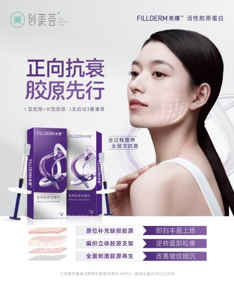 源文件下载【享设计】搜索编号：16020027970445310【医美弗缦胶原蛋白海报】