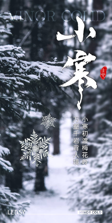 源文件下载【小寒海报】编号：25040027765062428