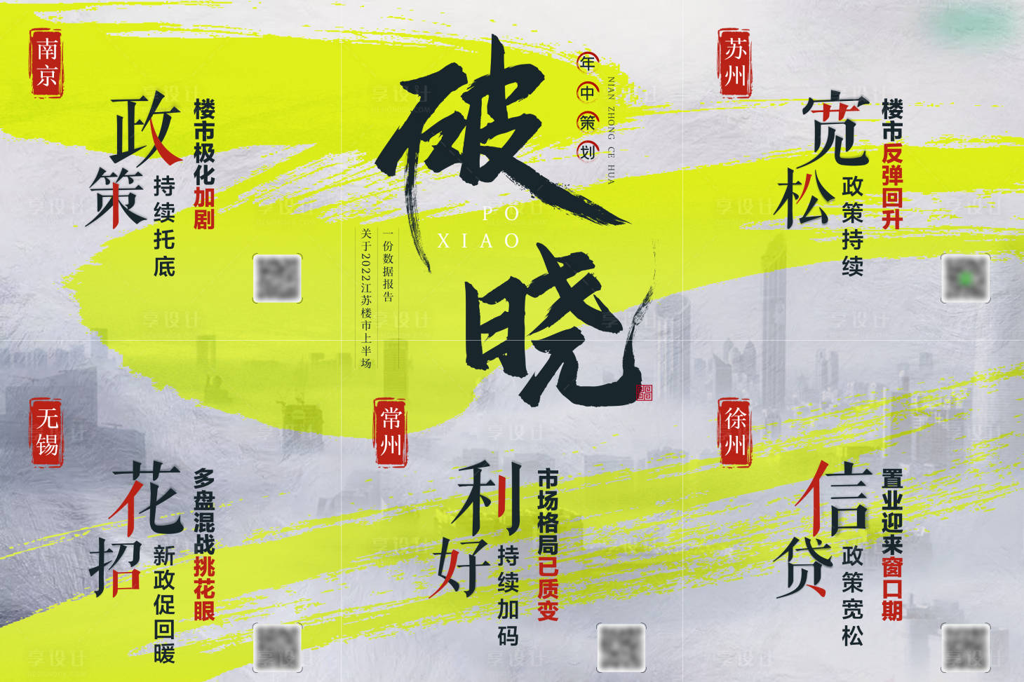 源文件下載【享設計】搜索編號：35280027928226143【年中策劃六宮格海報】