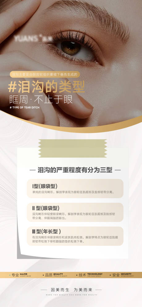 源文件下载【享设计】搜索编号：48340027751723938【医美泪沟科普海报】