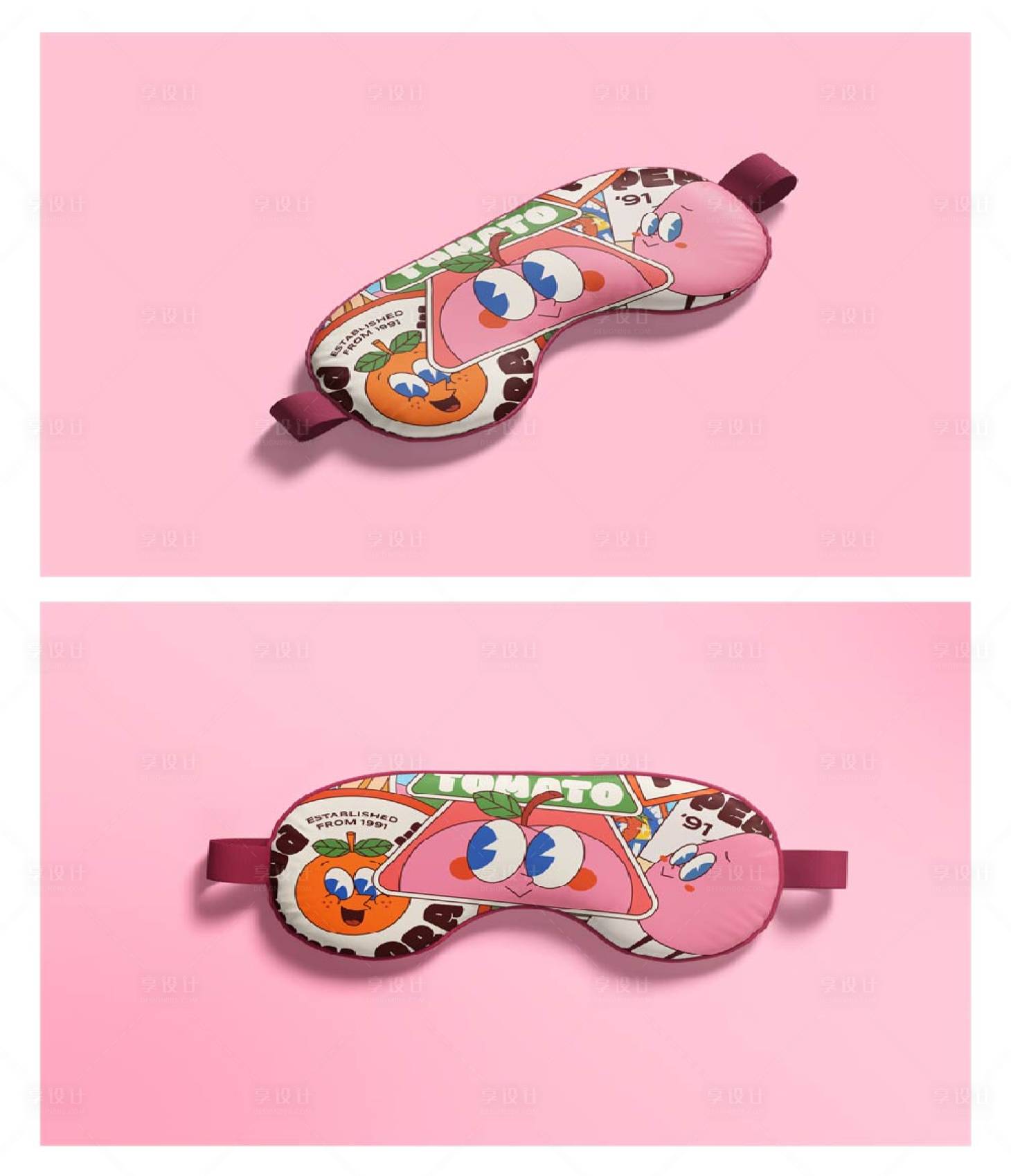 源文件下载【享设计】搜索编号：74510028098965230【睡眠眼罩样机展示】