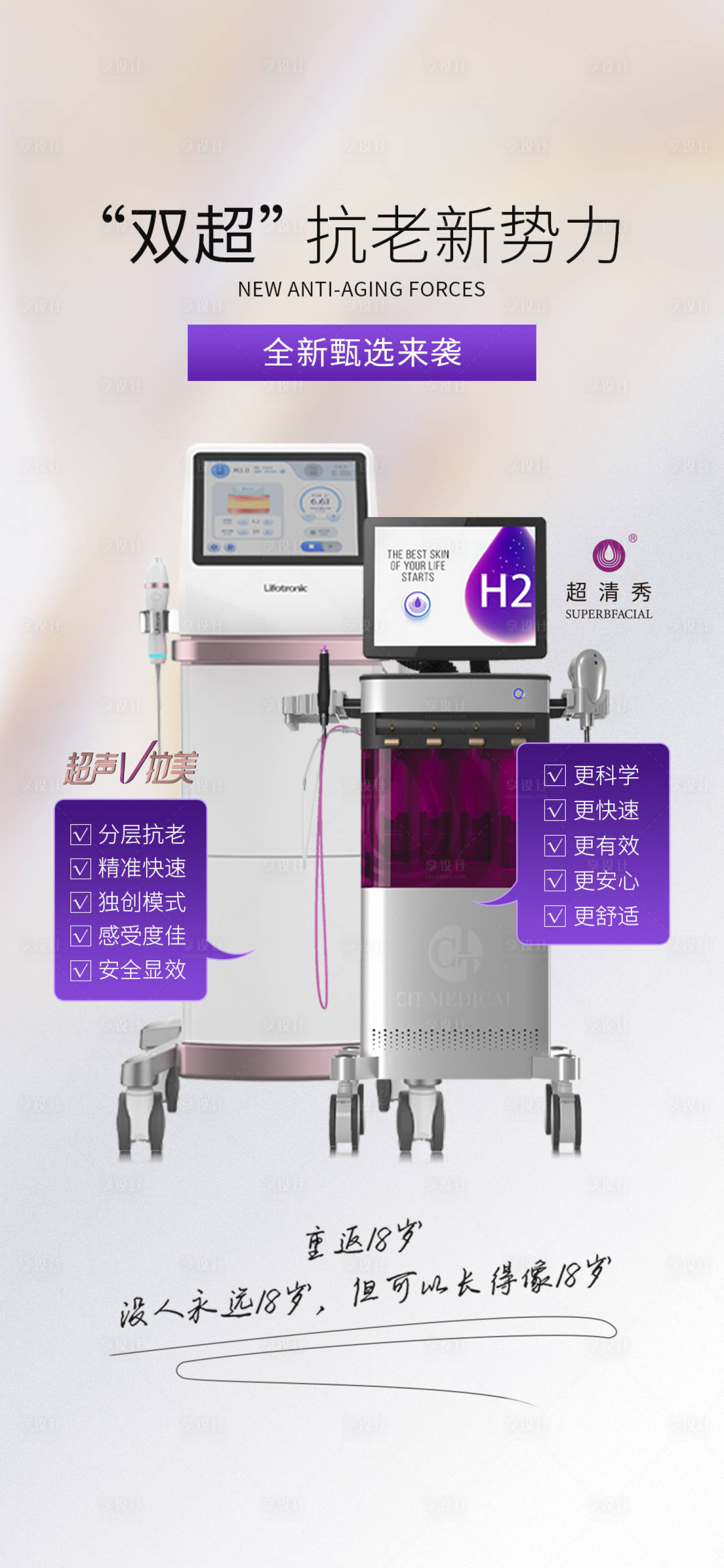 源文件下载【享设计】搜索编号：65140027687364486【医美仪器海报】