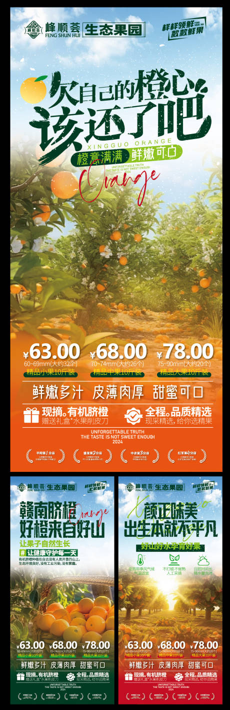 赣南脐橙生态水果