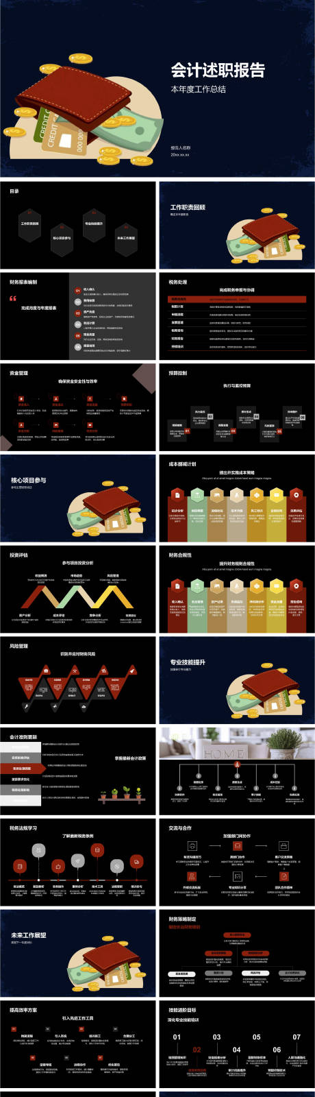 源文件下载【会计述职报告PPT】编号：53600027724137915