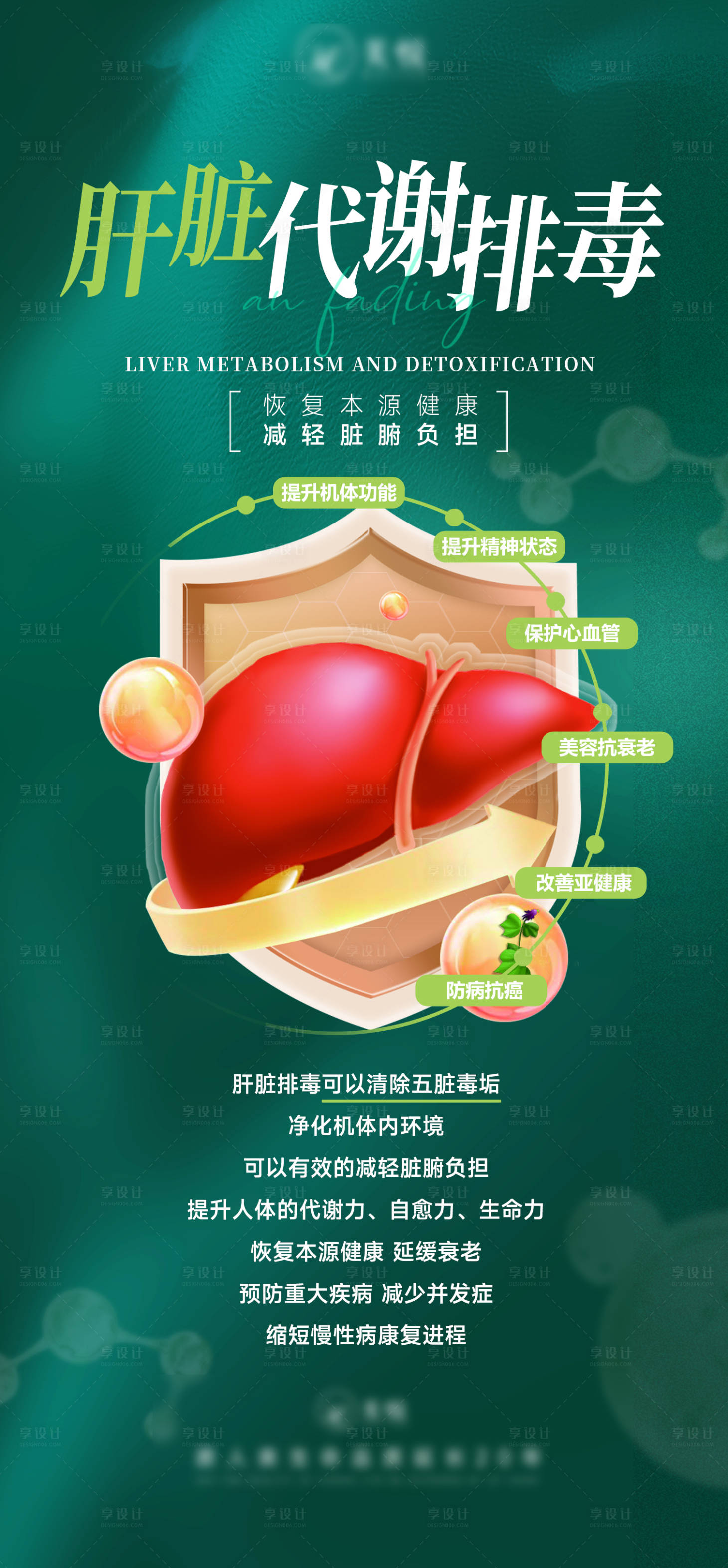 源文件下載【享設(shè)計】搜索編號：77360027904377888【肝臟代謝排毒】