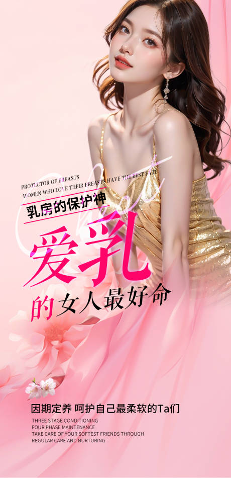 源文件下載【美業(yè)美容胸部海報】編號：17440027950808610