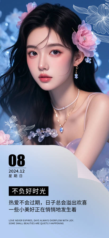 源文件下載【享設(shè)計(jì)】搜索編號(hào)：77670027678217361【美業(yè)早安海報(bào)】