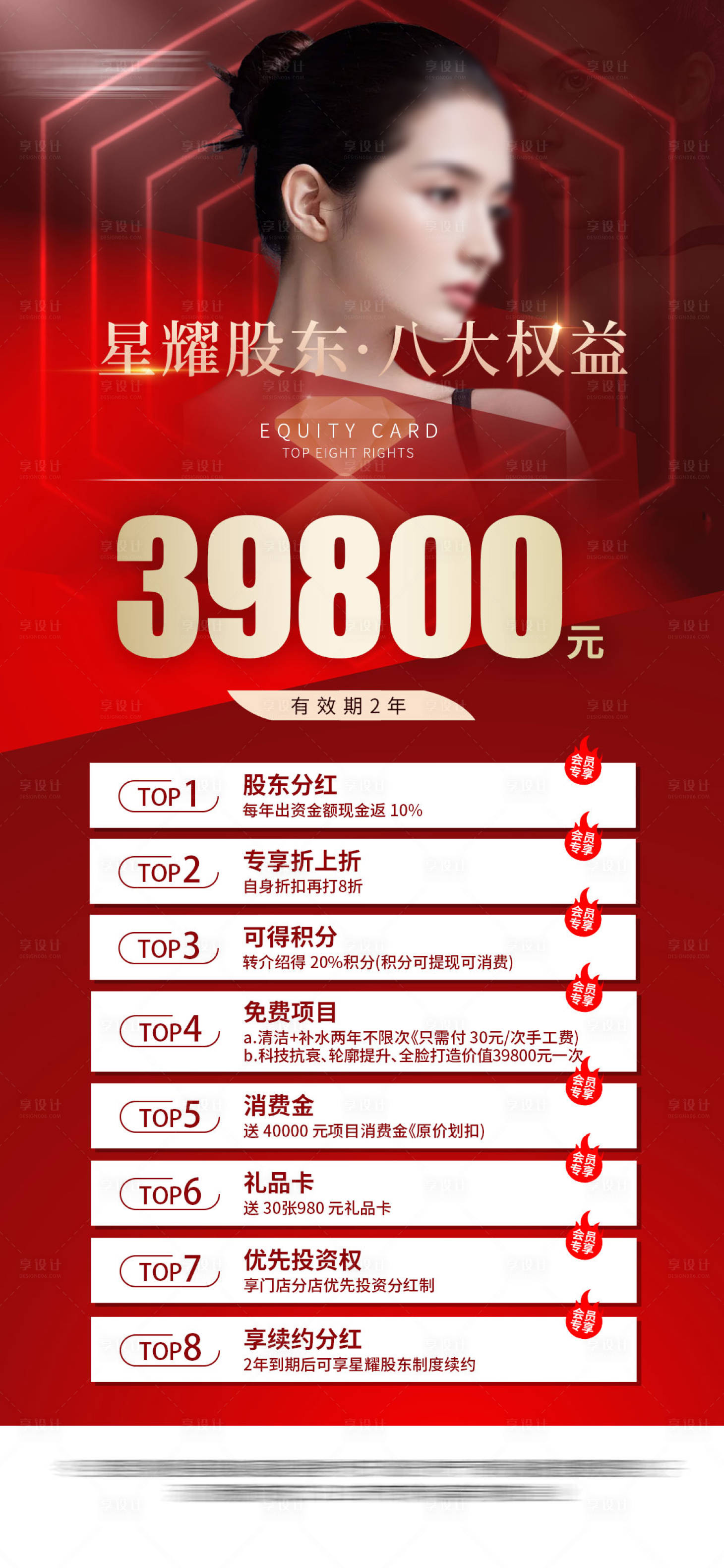 源文件下载【医美活动权益海报】编号：34470027765574863