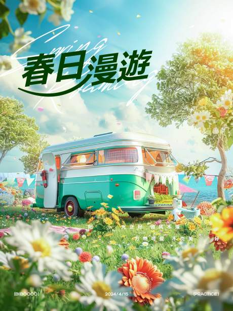 源文件下載【春日海報】編號：48810028124214367