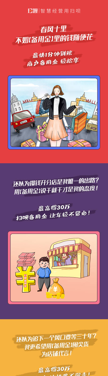 源文件下載【享設計】搜索編號：58730027819606751【互聯網金融長圖備用金貸款H5】