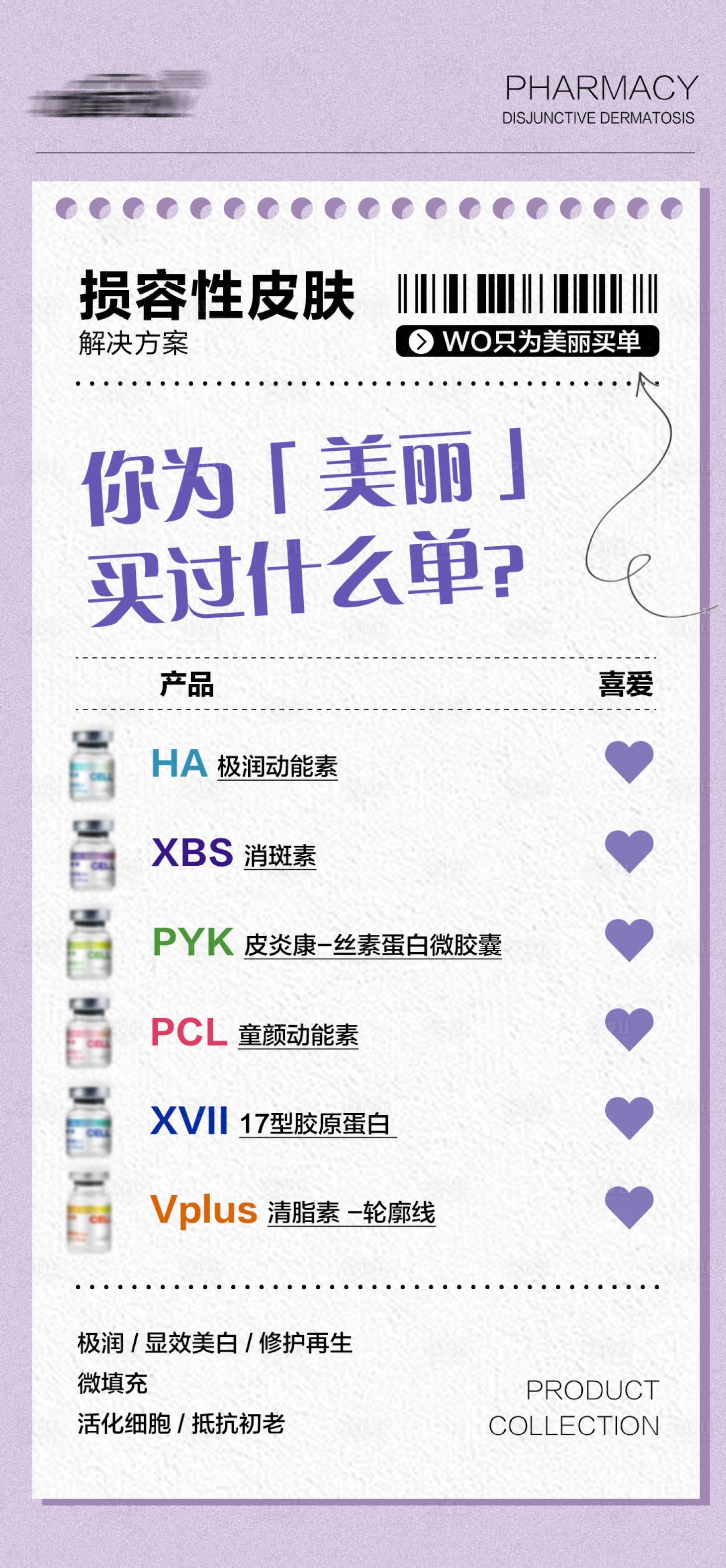 源文件下载【享设计】搜索编号：11010027951112963【微商医美产品合集美白补水】
