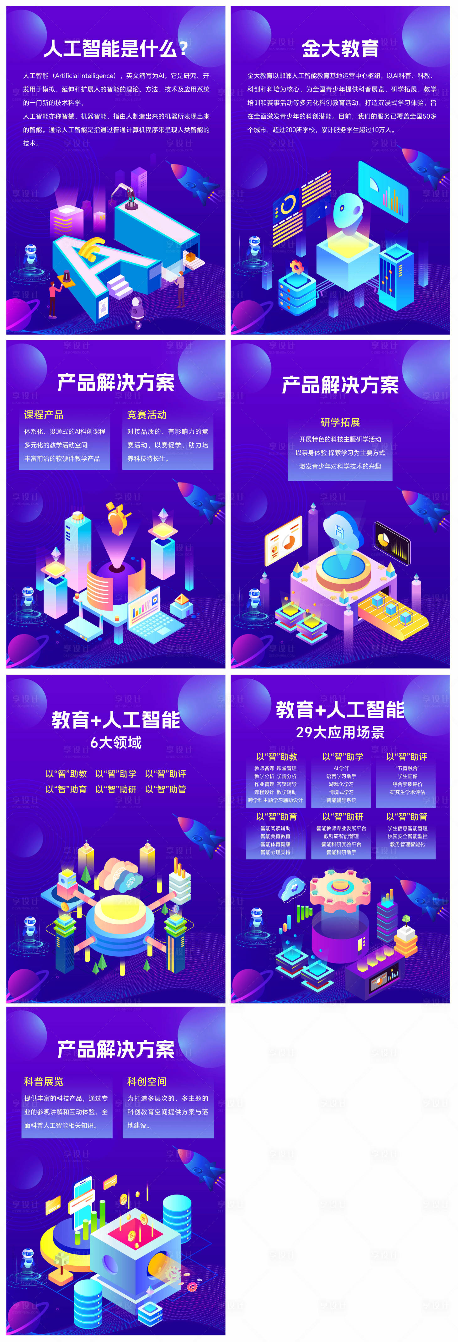 源文件下载【享设计】搜索编号：86360027843415984【人工智能场景海报】